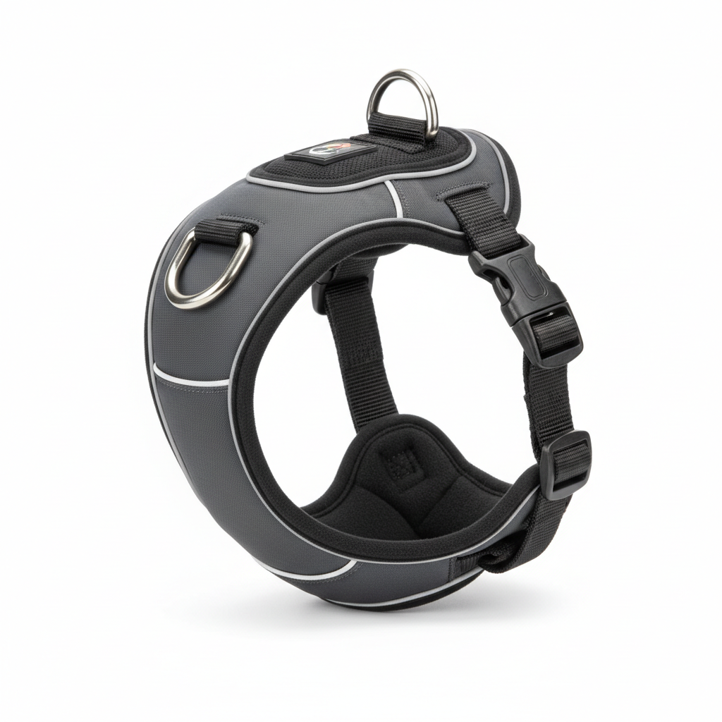 Harnais anti-traction premium pour chien avec attache frontale